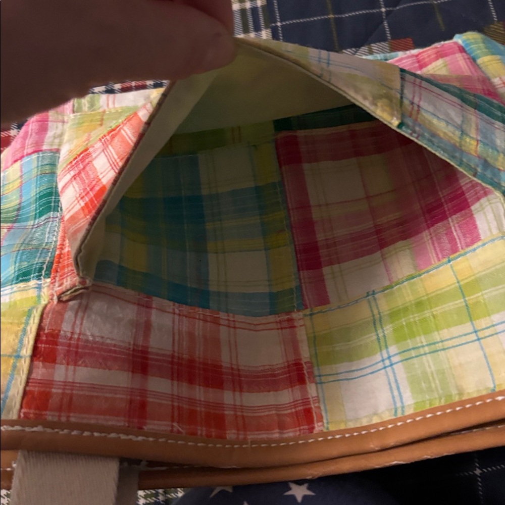 Bath & Body Works Vibrant Plaid Tote - Picture 9 of 10